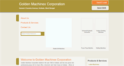 Desktop Screenshot of goldenmachinery.net